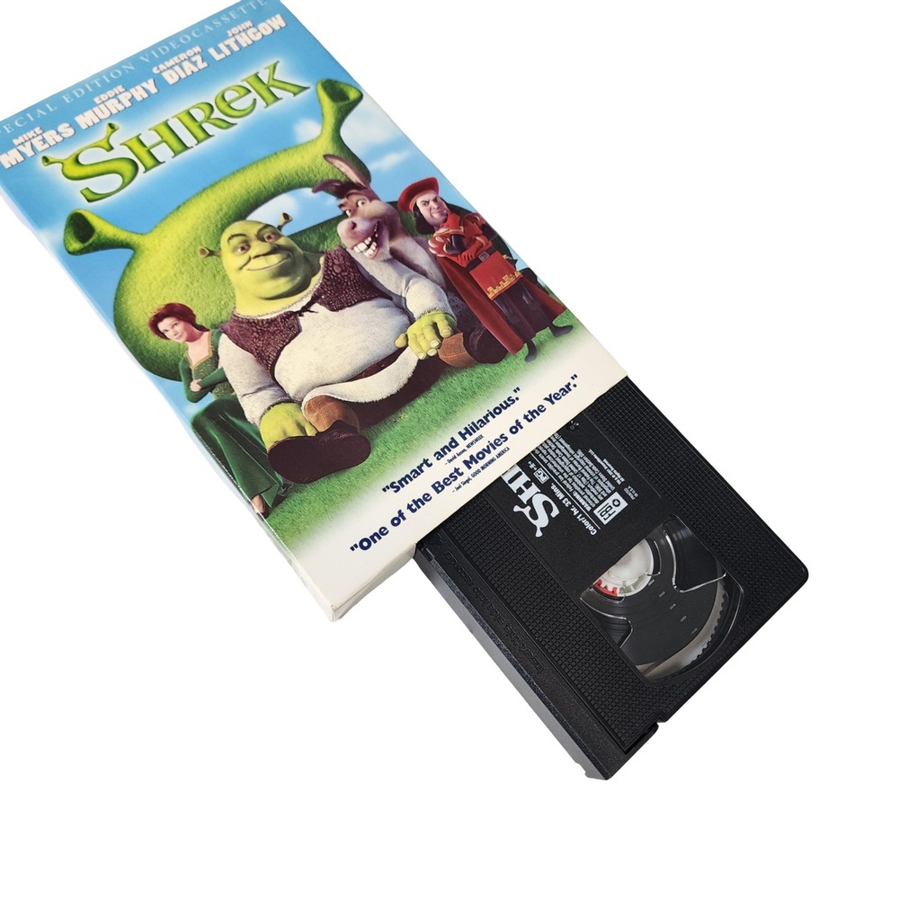 Shrek VHS Movie Special Edition 2001 DreamWorks Mike Myers Eddie Murphy PG 83670